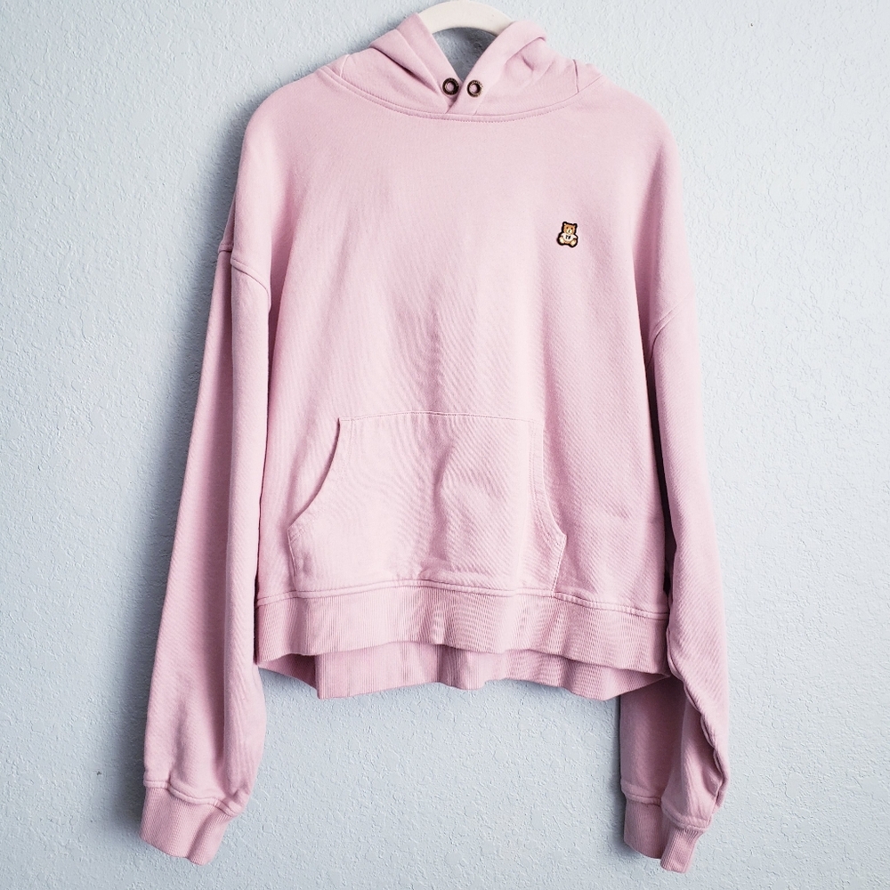Teddy Fresh Light Pink Hoodie with Ears